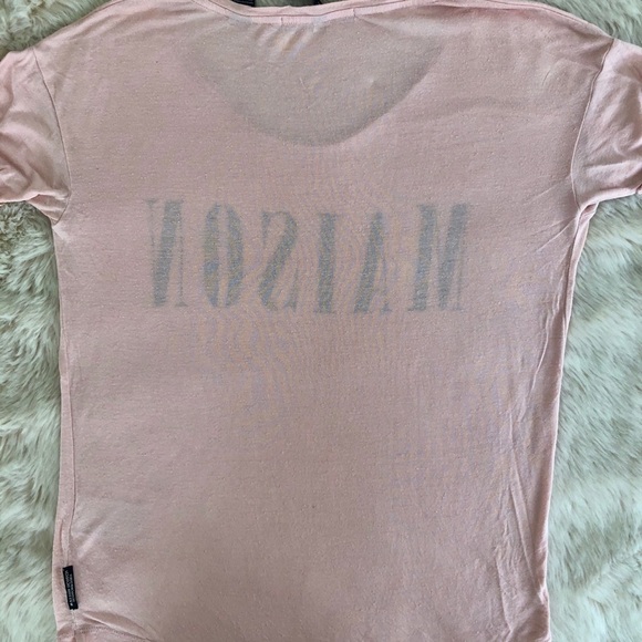 SCOTCH AND SODA PINK GRAPHIC TEE XS - Picture 7 of 8